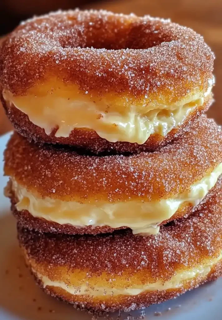 Churro Cheesecake Donut Cookies close up