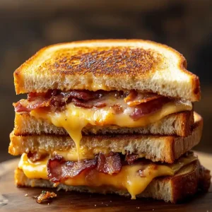 bacon grilled cheese sandwich
