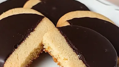 Chocolate Orange Shortbread Cookies