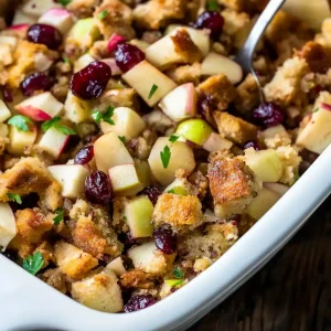 Apple Cranberry Stuffing