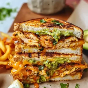 chicken avocado melt sandwich