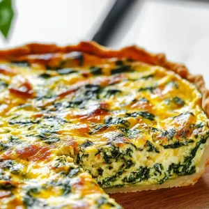 Crustless Spinach Quiche
