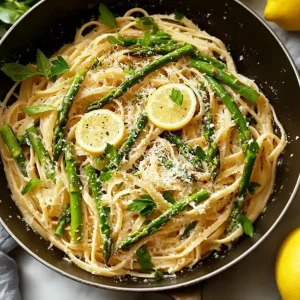 Lemon Asparagus Pasta