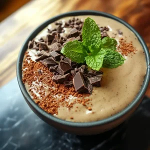 Mint Chocolate Smoothie Bowl