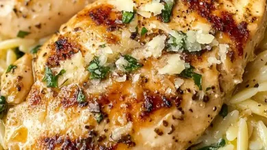 Creamy Lemon Chicken Orzo (30-Minutes)
