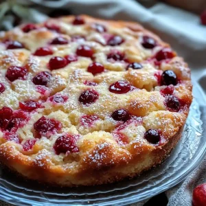 cranberry orange breakfast cake