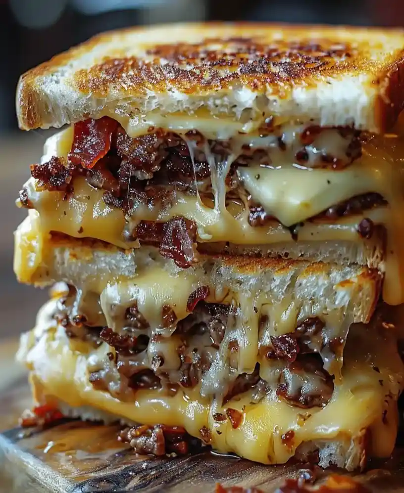 close up chopped cheese sandwiches