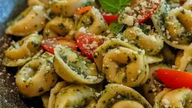 Pesto Tortellini Pasta Salad