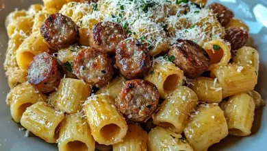 Garlic Butter Sausage Pasta (30-Minutes)