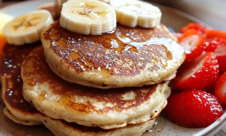 3 Ingredient Banana Oatmeal Pancakes Recipe 3 Ingredient Banana Oatmeal Pancakes Recipe