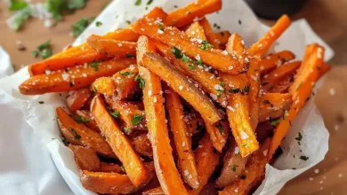 Air Fryer Sweet Potato Fries Recipe (Extra Crispy!)