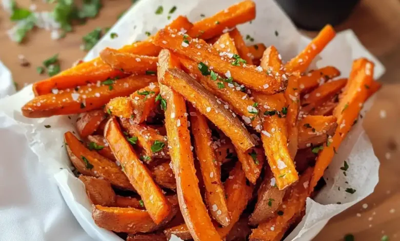 Air Fryer Sweet Potato Fries Recipe (Extra Crispy!) Air Fryer Sweet Potato Fries Recipe (Extra Crispy!)