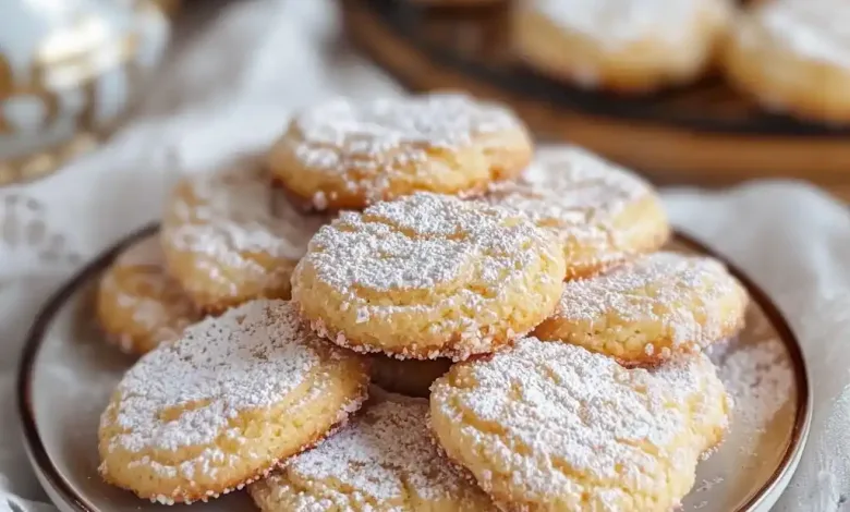 Almond Cloud Cookies (Light, Chewy & Gluten-Free) Almond Cloud Cookies (Light, Chewy & Gluten-Free)