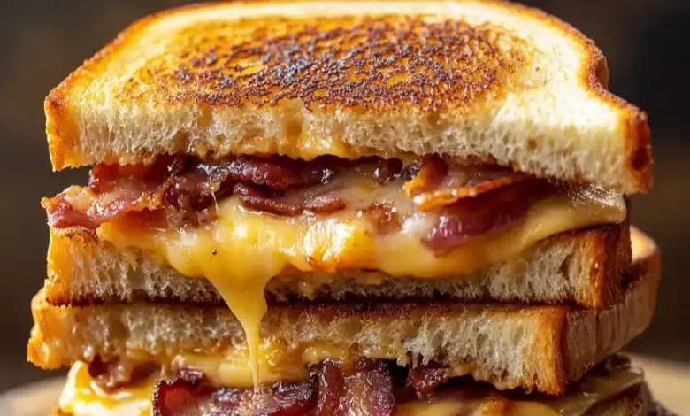 Bacon Grilled Cheese Sandwich Recipe Bacon Grilled Cheese Sandwich Recipe