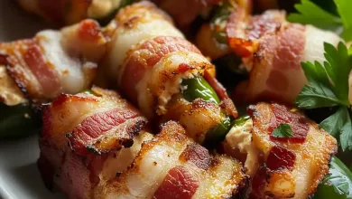 Bacon Wrapped Jalapeno Poppers