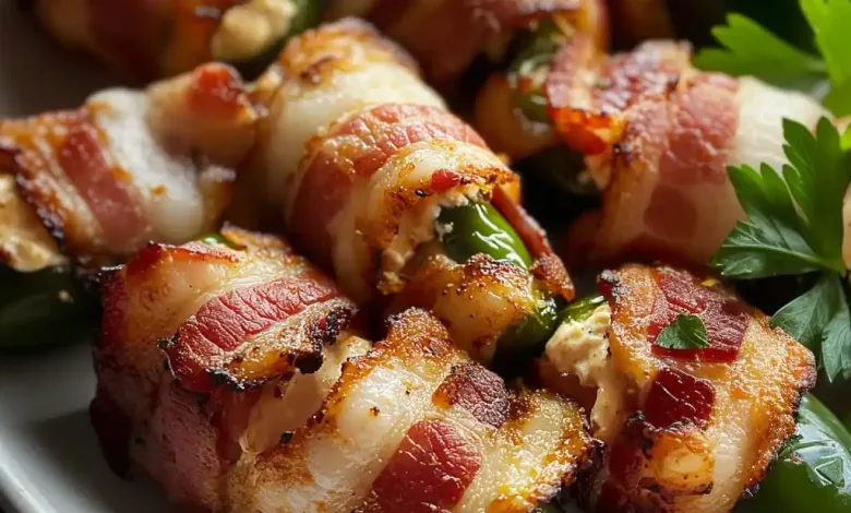 Bacon Wrapped Jalapeno Poppers Bacon Wrapped Jalapeno Poppers