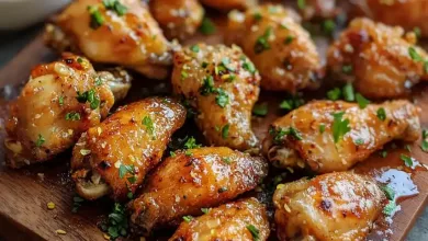 Baked Lemon Garlic Hen Wings (Simple & Flavorful)