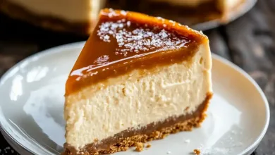 Biscoff Salted Caramel Cheesecake