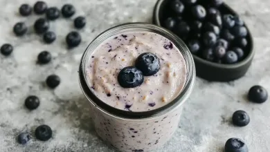 Blueberry Overnight Oats (Easy & Healthy) Blueberry Overnight Oats (Easy & Healthy)