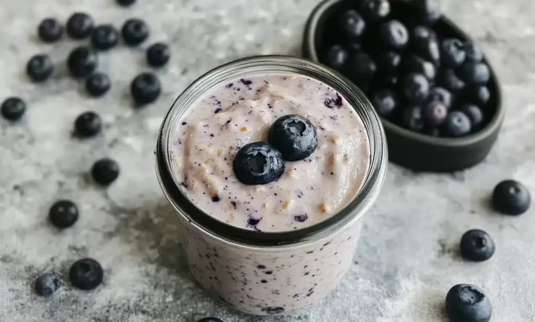 Blueberry Overnight Oats (Easy & Healthy) Blueberry Overnight Oats (Easy & Healthy)