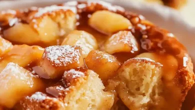 Caramel Apple Bread Pudding Recipe