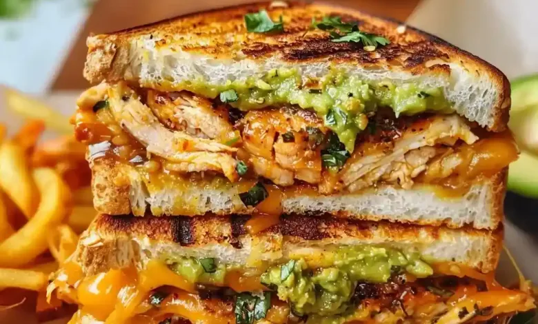 Chicken Avocado Melt Sandwich