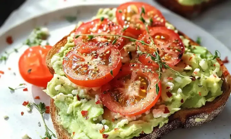 Cottage Cheese Avocado Toast (Healthy Breakfast Idea)