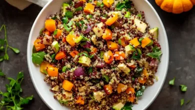 Cozy Fall Harvest Quinoa Salad