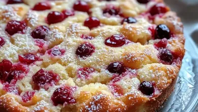 Cranberry Orange Breakfast Cake Recipe