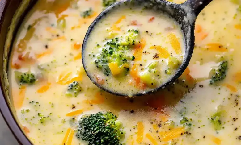 Creamy Broccoli Cheddar Soup