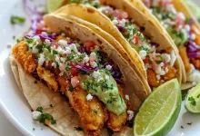 Crispy Baja Fish Tacos with Avocado Crema (30-Minutes)