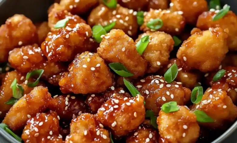 Crispy Honey Hen Bites (candy and sticky) Crispy Honey Hen Bites (candy and sticky)