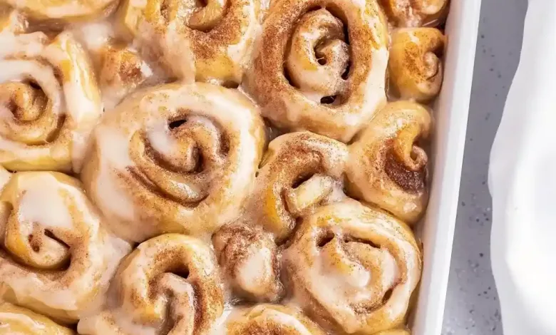 Decadent Apple Pie Cinnamon Roll Bake