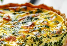 Delicious Crustless Spinach Quiche Recipe