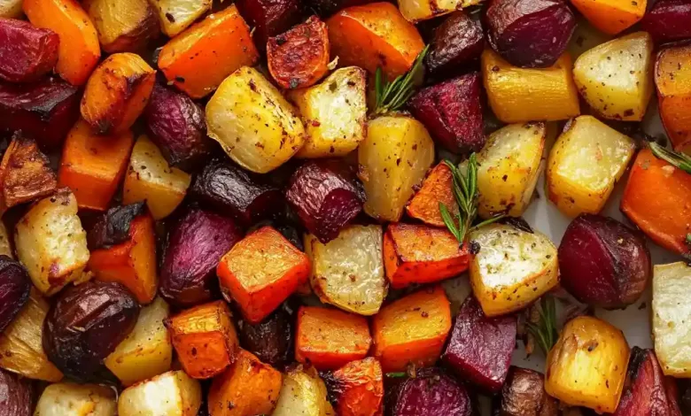 Scrumptious Roasted Root Vegetable Medley