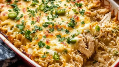 Easy Green Chile Chicken and Rice Casserole (40-Minutes)