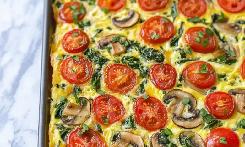 Straightforward Sheet Pan Frittata (35-Minutes)