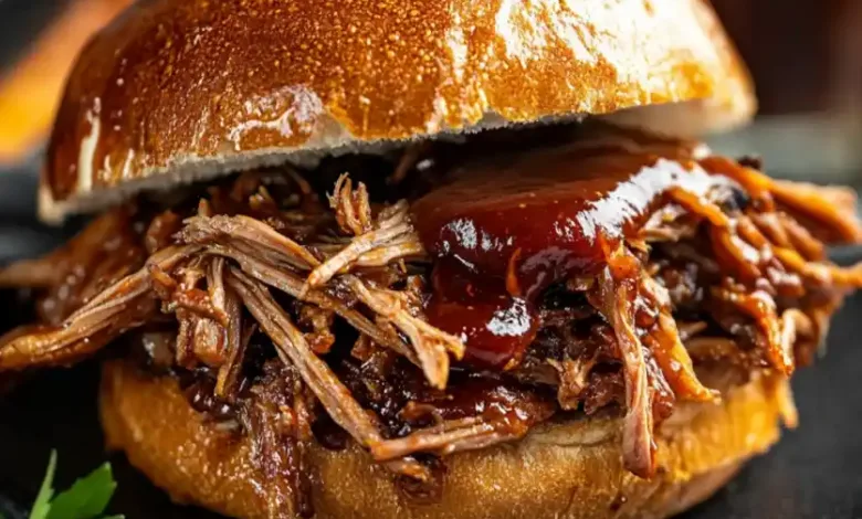 Simple immediate pot drawn pigsandwiches Simple immediate pot drawn pigsandwiches