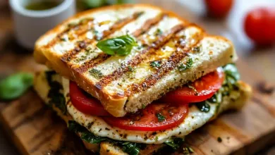 Contemporary Caprese Sandwich Recipe