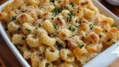 Garlic Bread Pasta Recipe (25-Minutes)