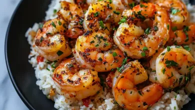 Garlic Butter Shrimp and Rice (30-Minutes)