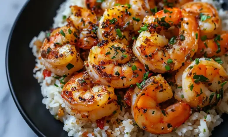 Garlic Butter Shrimp and Rice (30-Minutes) Garlic Butter Shrimp and Rice (30-Minutes)