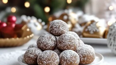 Gingerbread Snowball Cookies Recipe