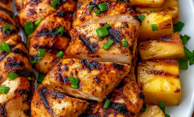 Grilled Aloha Chicken and Pineapple Recipe Grilled Aloha Chicken and Pineapple Recipe