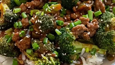 Ground Beef and Broccoli Stir Fry