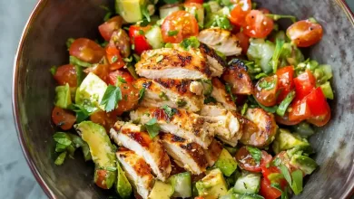 Healthy Avocado Chicken Salad Recipe