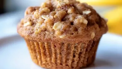 Wholesome Banana Oatmeal Muffins