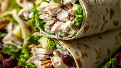 Wholesome Hen Apple Salad Wraps