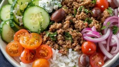 Wholesome Greek Floor Turkey Rice Bowl (25-Minutes)