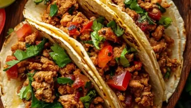 Healthy Ground Turkey Tacos